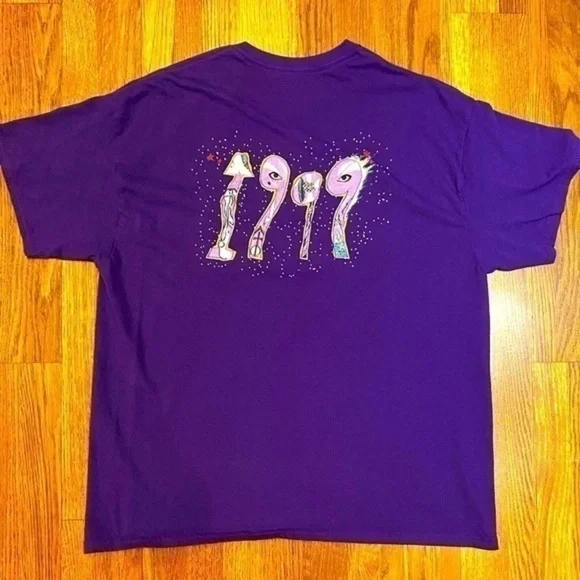 Prince 1999 Album Cover Graphic T-shirt Mens XL Purple - Picture 3 of 5